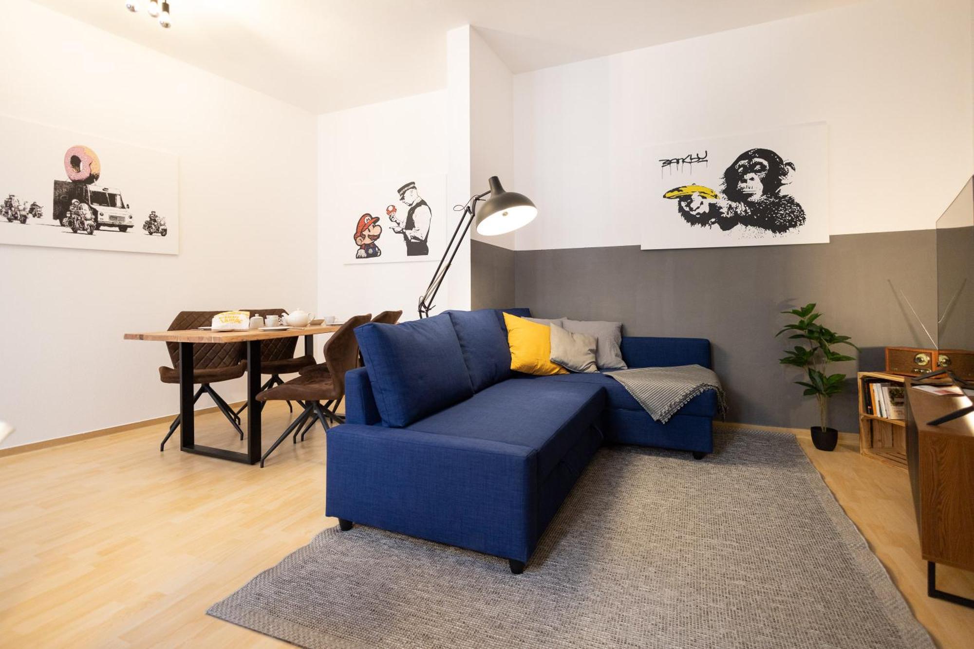 Ko-Living Space An Der Oper - Street Art Design Apartments Halle  ภายนอก รูปภาพ